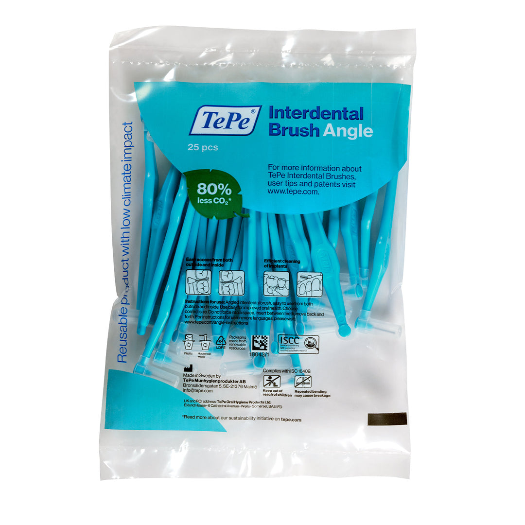 TePe Angle™ Interdental Brushes Blue - 0.6 mm (ISO 3)