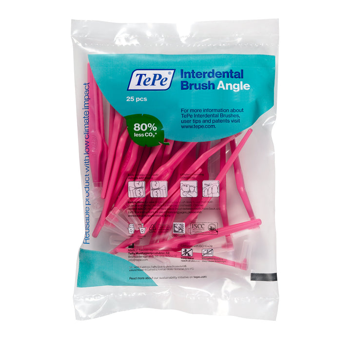 TePe Angle™ Interdental Brushes Pink - 0.4 mm (ISO 0)