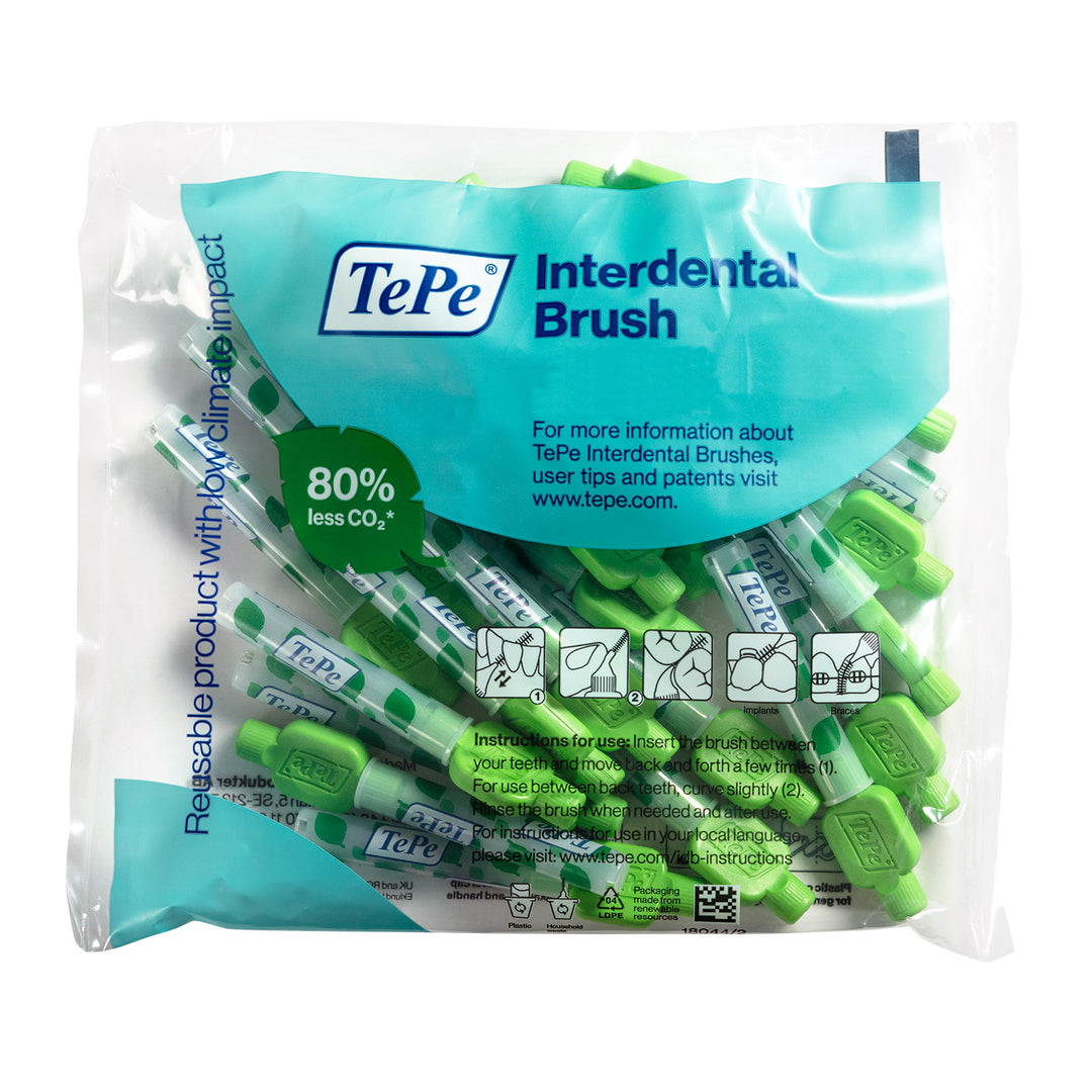 TePe® Interdental Brushes Original Green - 0.8 mm (ISO 5)