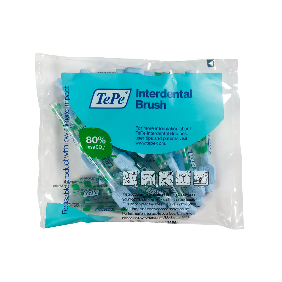 TePe® Interdental Brushes Extra Soft Blue - 0.6 mm (ISO 3)