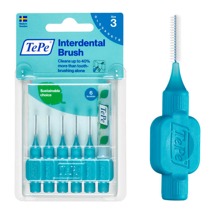 TePe® Interdental Brushes Original Blue - 0.6 mm (ISO 3)