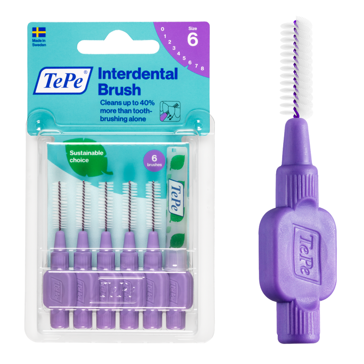 TePe® Interdental Brushes Original Purple - 1.1 mm (ISO 6)