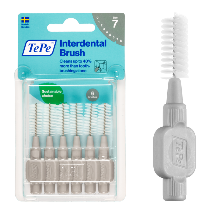 TePe® Interdental Brushes Original Gray - 1.3 mm (ISO 7)