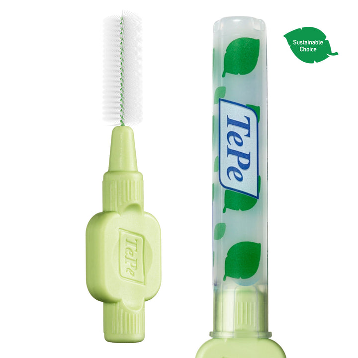 TePe® Interdental Brushes Extra Soft Green - 0.8 mm (ISO 5)